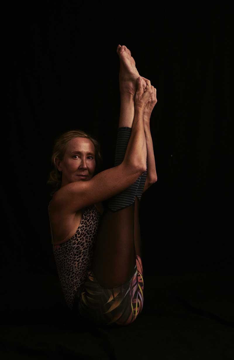 Michele Pernetta - Fierce Grace Yoga Founder in a yoga pose